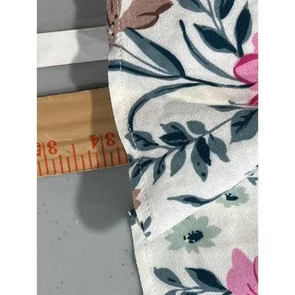 Saltwater Luxe Floral Skirt Women S Maxi Hi-Lo Bohemian Chic Hippie Cottagecore - Picture 6 of 8